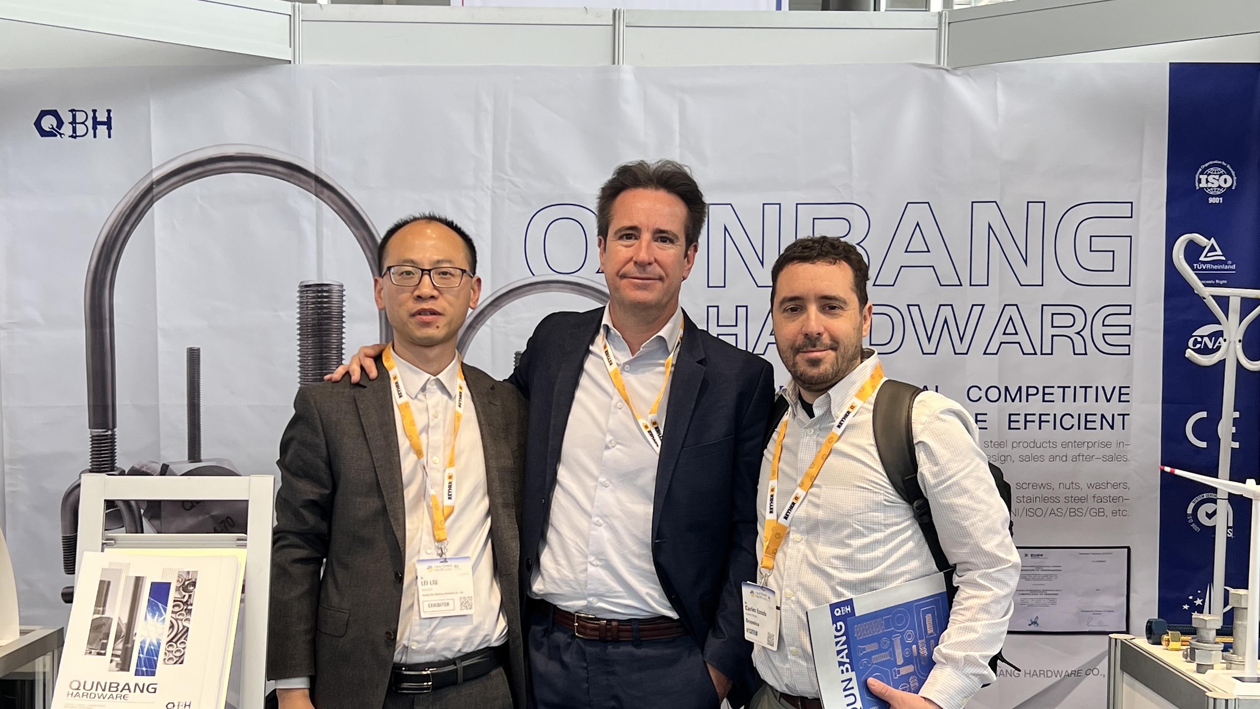 A QBH Company brilha na exposição de fixador de 2025 em Stuttgart, Alemanha, e sua influência da marca é ainda mais aprimorada